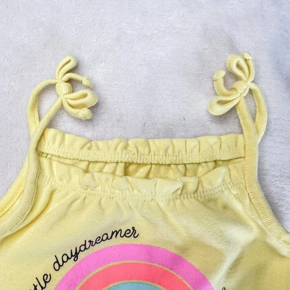 Jumping Beans Smocked Bodysuit | Baby Girls | 12 Months | Winnie Pooh | Yellow